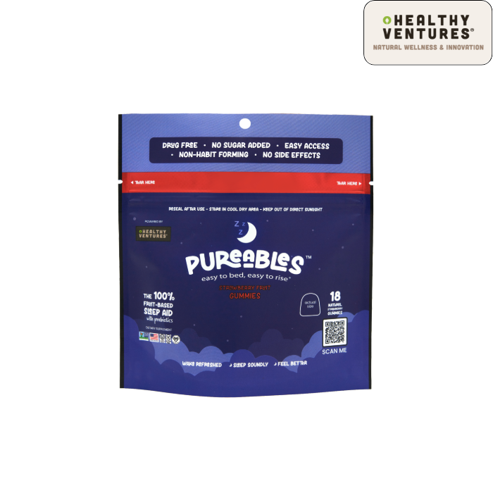 Pureables™ All-Natural Sleep Strawberry Gummies