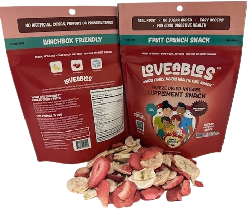 Loveables™ FREEZE DRIED NATURAL SUPPLEMENT SNACK