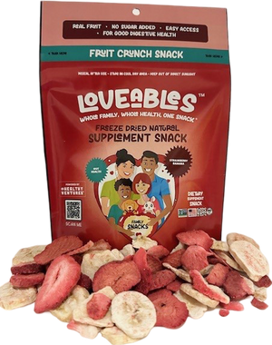 Loveables™    FREEZE DRIED NATURAL SUPPLEMENT SNACK