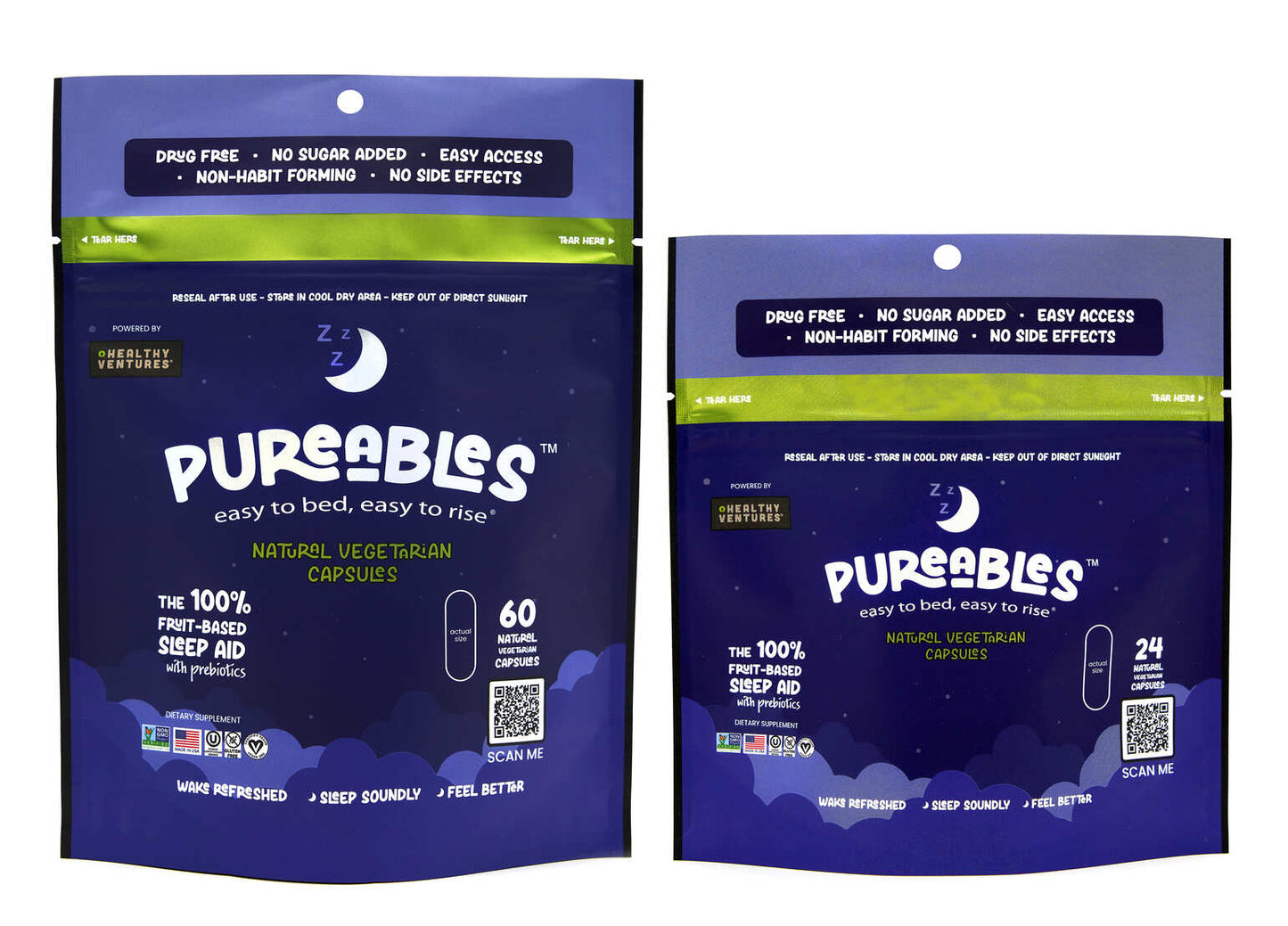 Pureables™ All-Natural Sleep Veggie Capsules