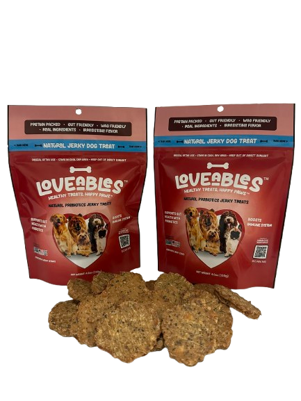 Loveables  NATURAL PROBIOTICS JERKY TREATS