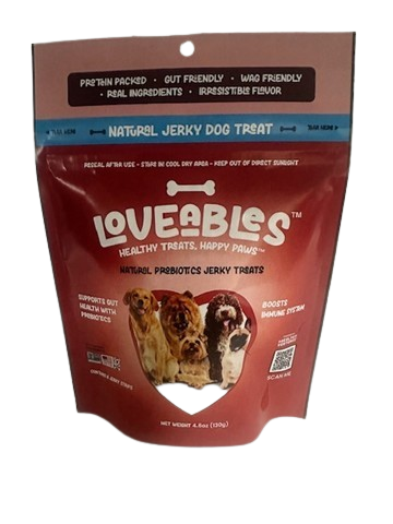 Loveables  NATURAL PROBIOTICS JERKY TREATS