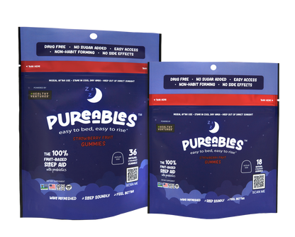 Pureables™ All-Natural Sleep Strawberry Gummies