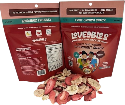 Loveables™    FREEZE DRIED NATURAL SUPPLEMENT SNACK